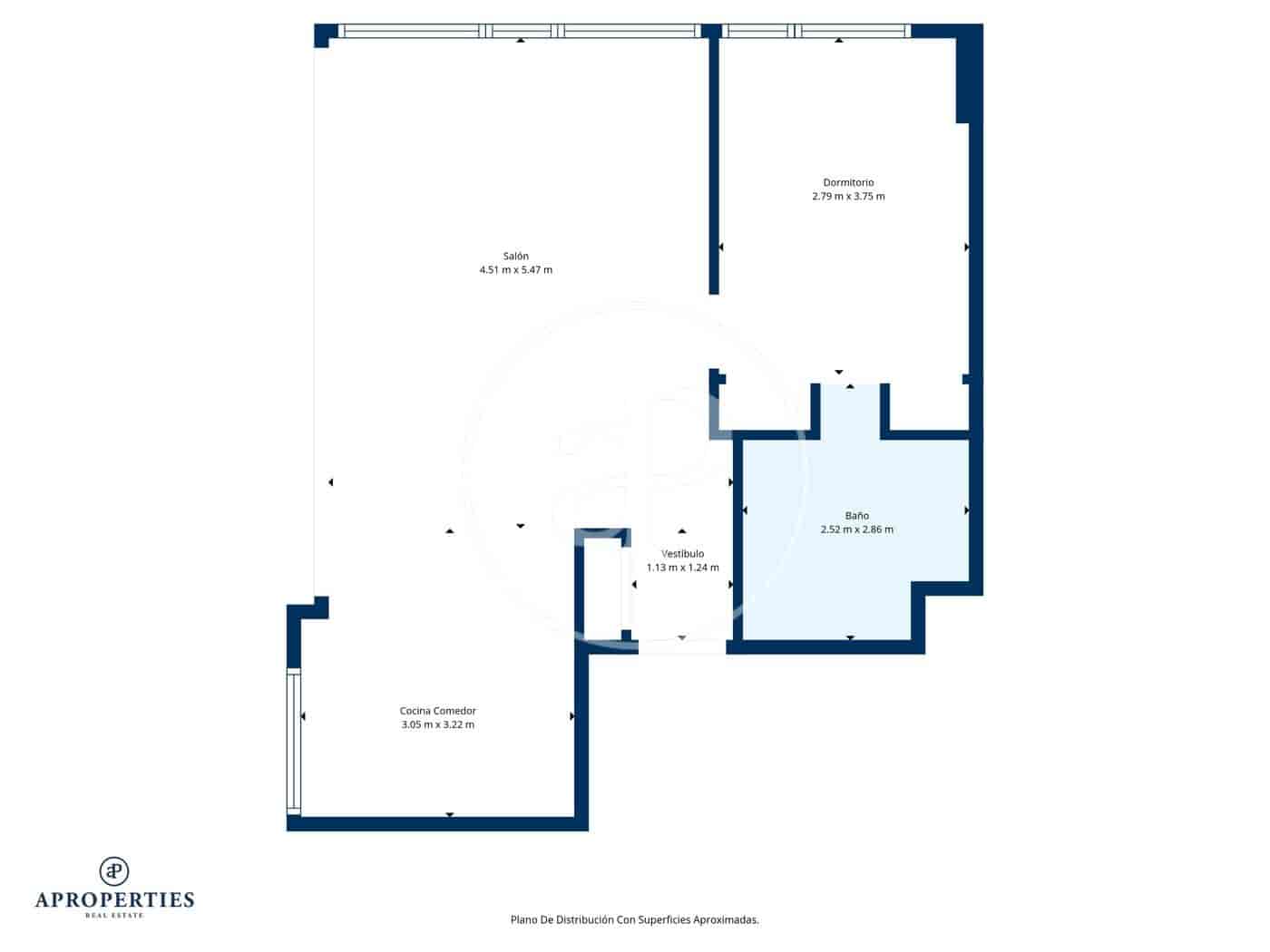 1 Zimmer Apartment zu vermieten in Madrid Stadt - 2.000 € (Ref: 9419769)