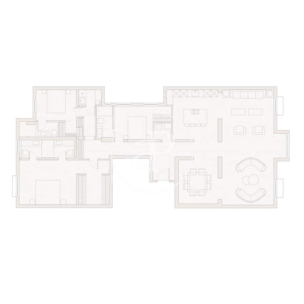 3 sypialnia Apartament na sprzedaż w Miasto Madryt - 3 800 000 € (Ref: 9422465)