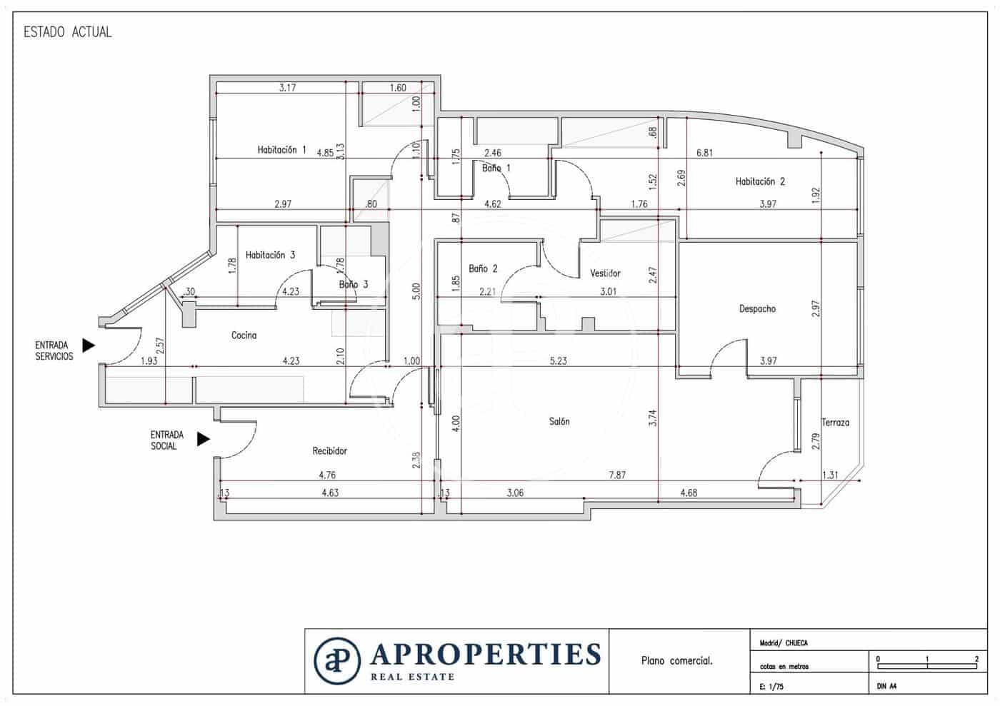 4 soverom Leilighet til salgs i Madrid by - € 2 100 000 (Ref: 9427224)