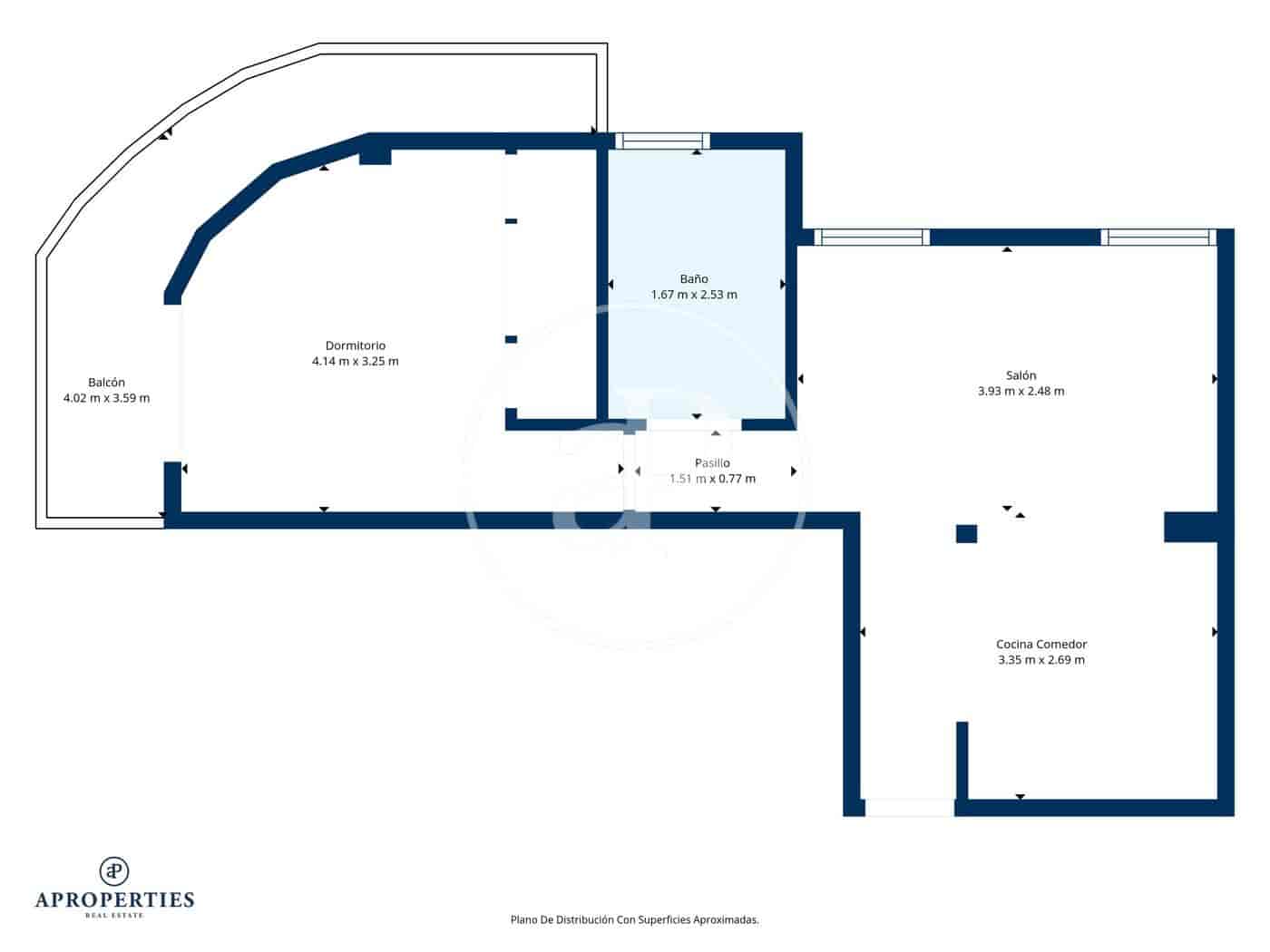 1 soverom Leilighet til leie i Madrid by - € 2 700 (Ref: 9433422)