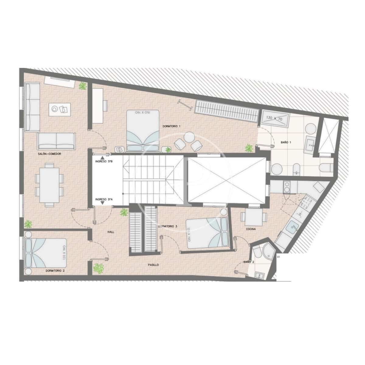 3 slaapkamer Appartement te koop in Madrid stad - € 690.000 (Ref: 9437858)