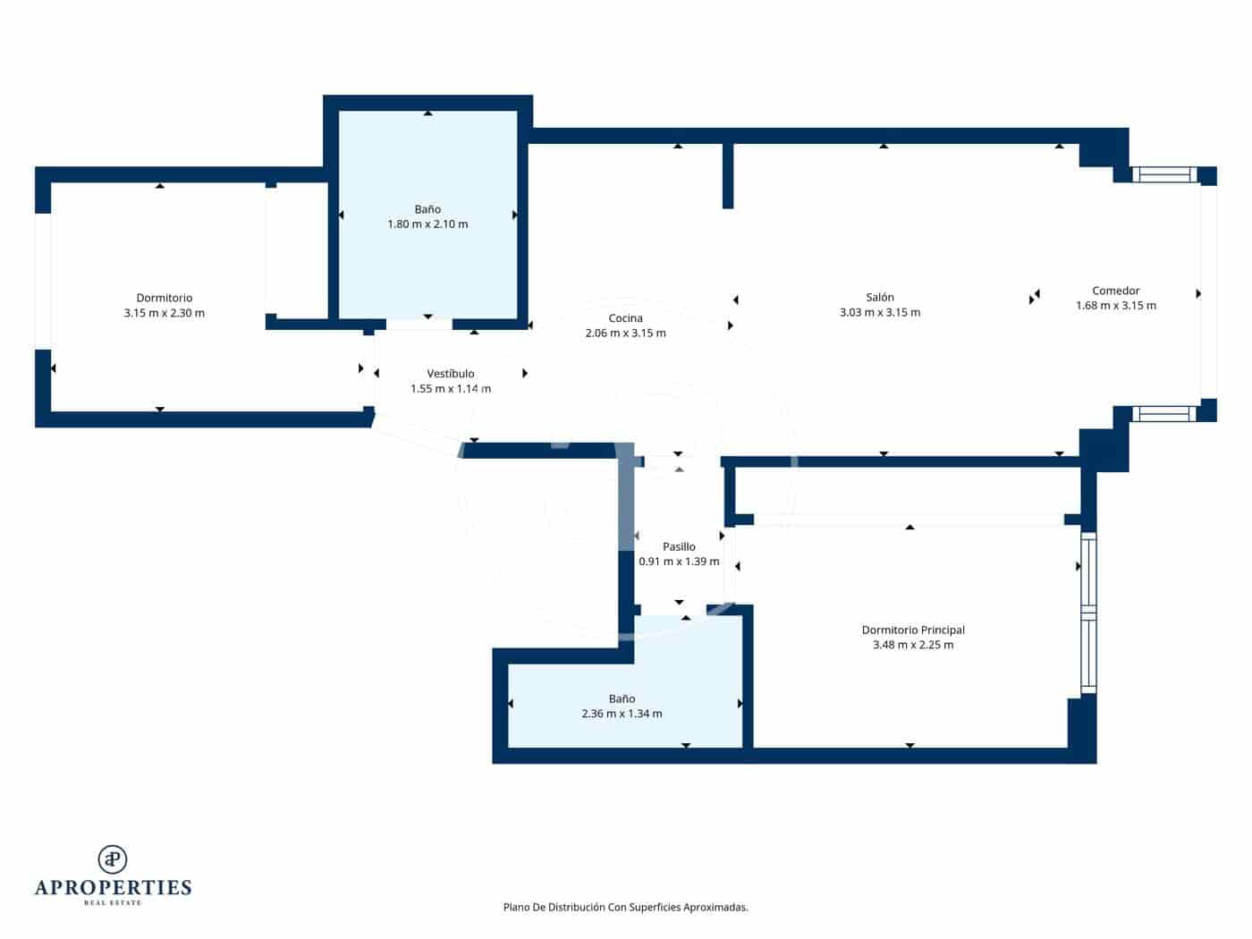 2 soverom Leilighet til salgs i Madrid by med svømmebasseng - € 650 000 (Ref: 9440145)