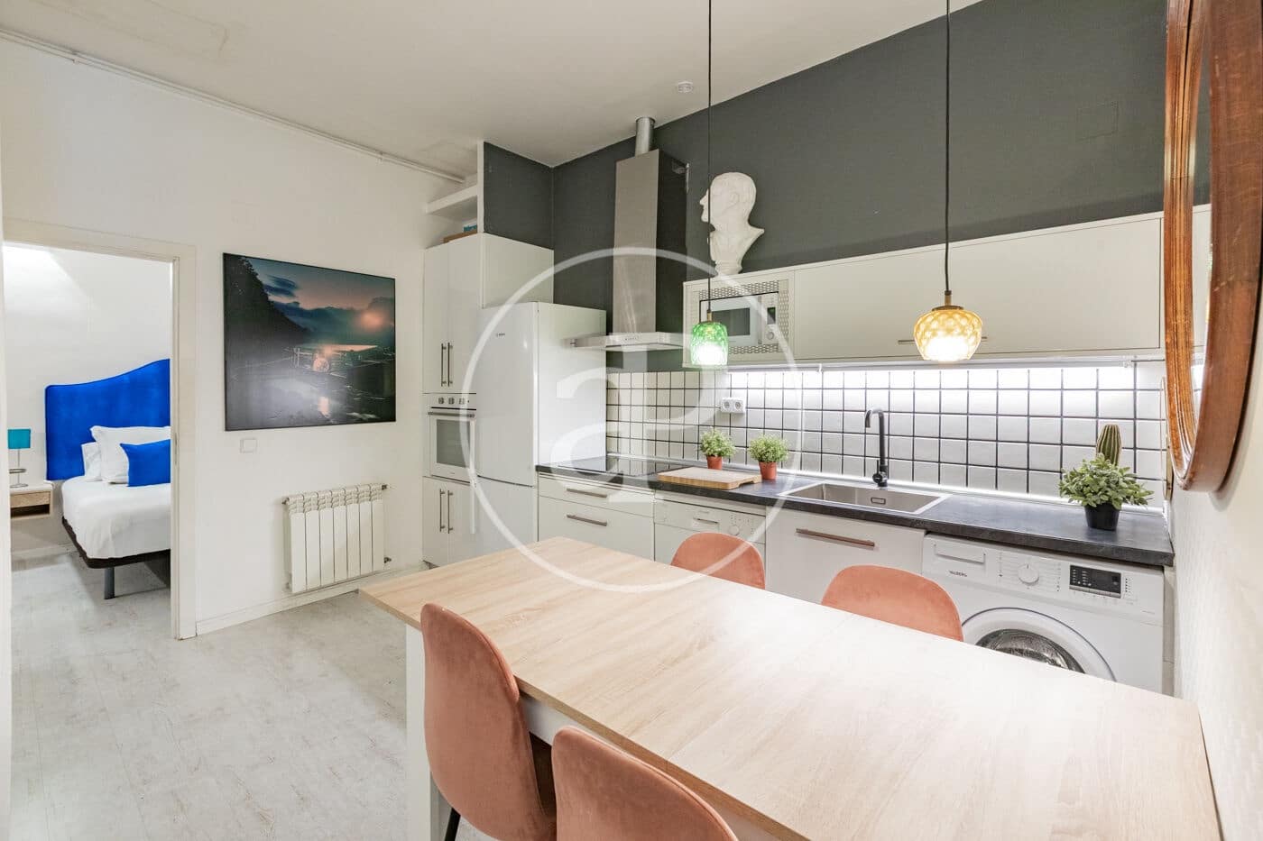 2 soveværelse Lejlighed til leje i Madrid by - € 3.100 (Ref: 9440148)