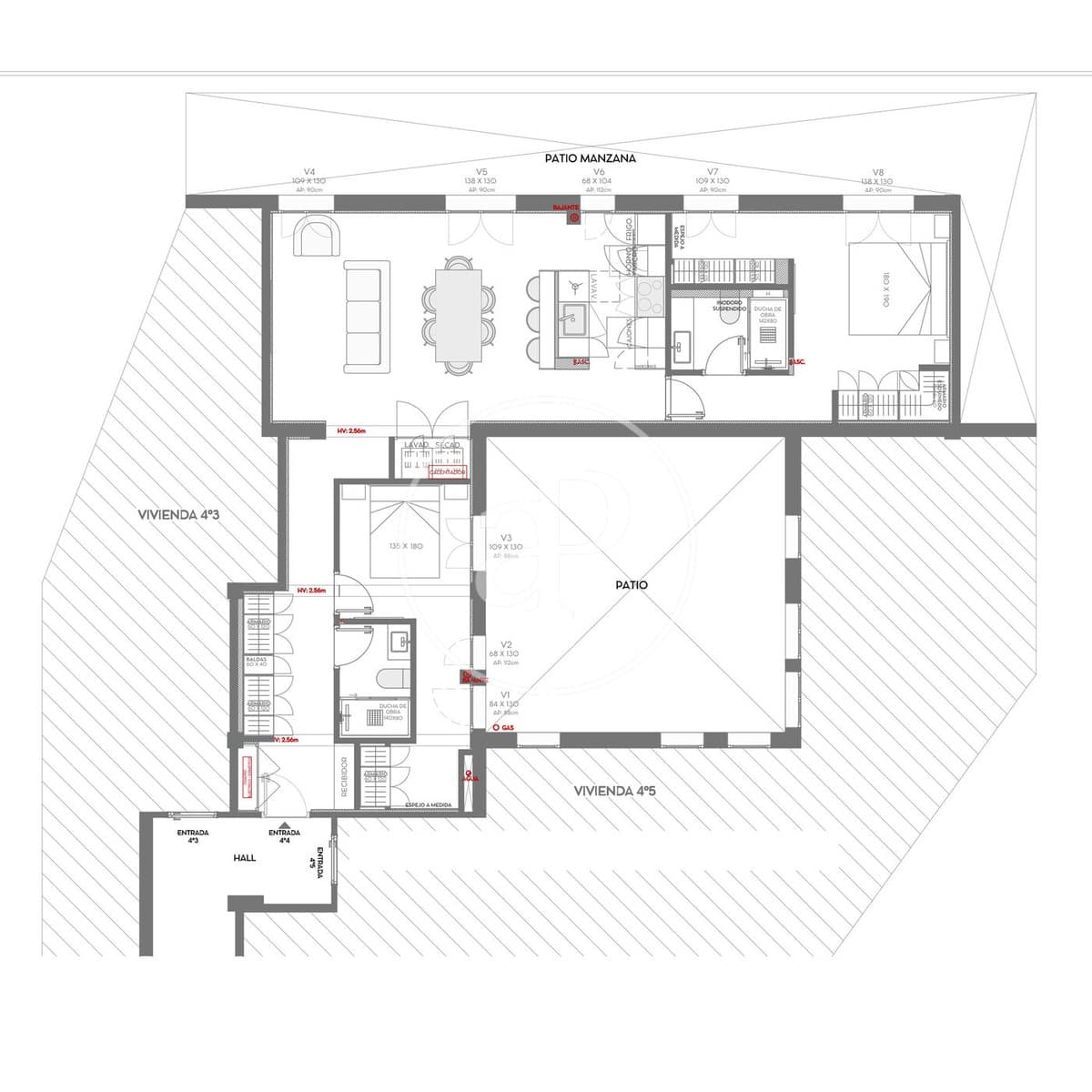 2 soveværelse Lejlighed til salg i Madrid by - € 1.429.000 (Ref: 9449196)