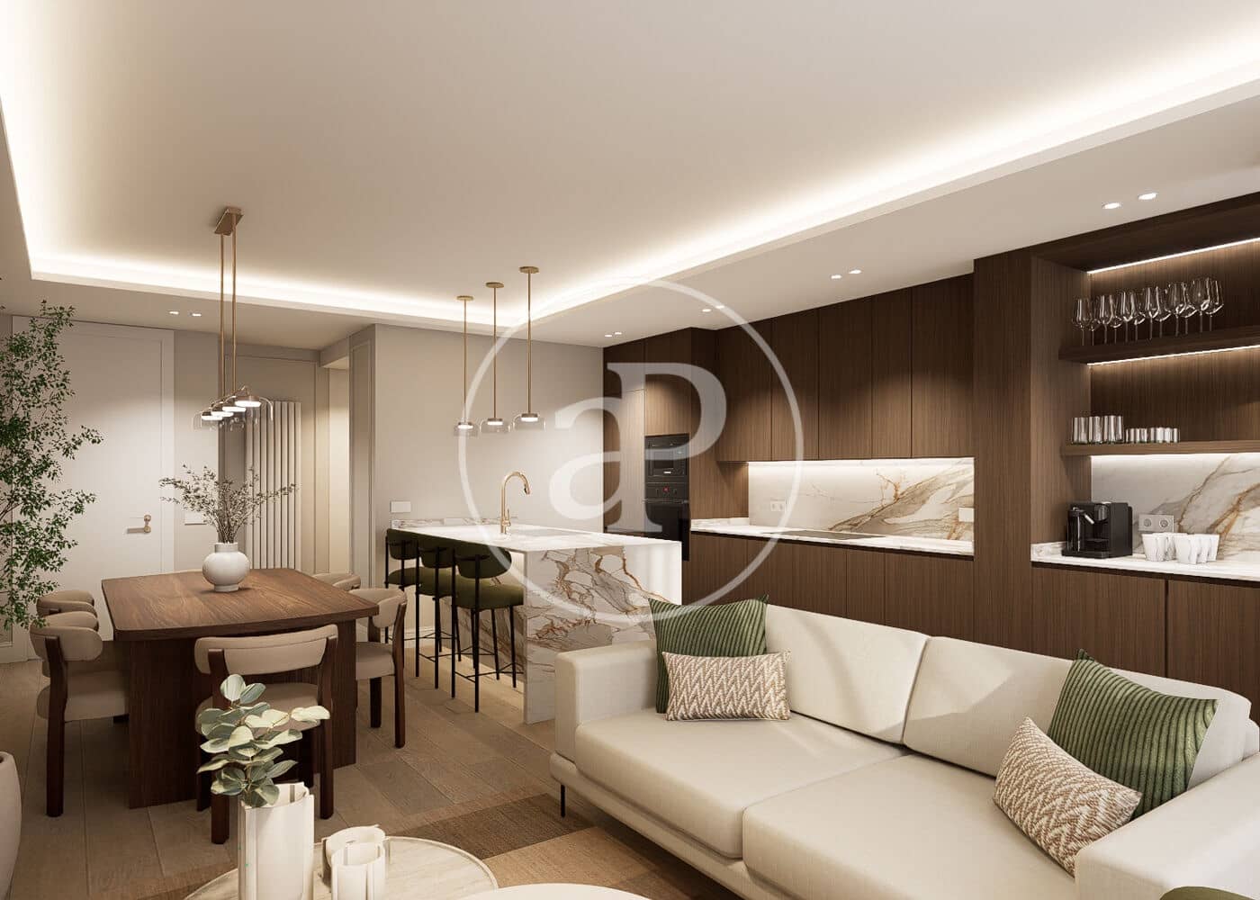 3 soveværelse Lejlighed til salg i Madrid by - € 1.775.000 (Ref: 9449197)