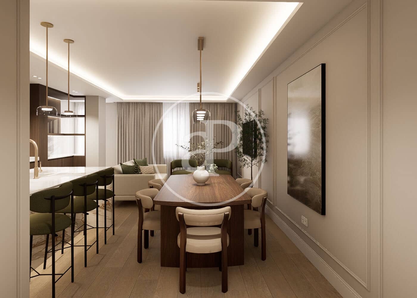 3 soveværelse Lejlighed til salg i Madrid by - € 1.775.000 (Ref: 9449197)