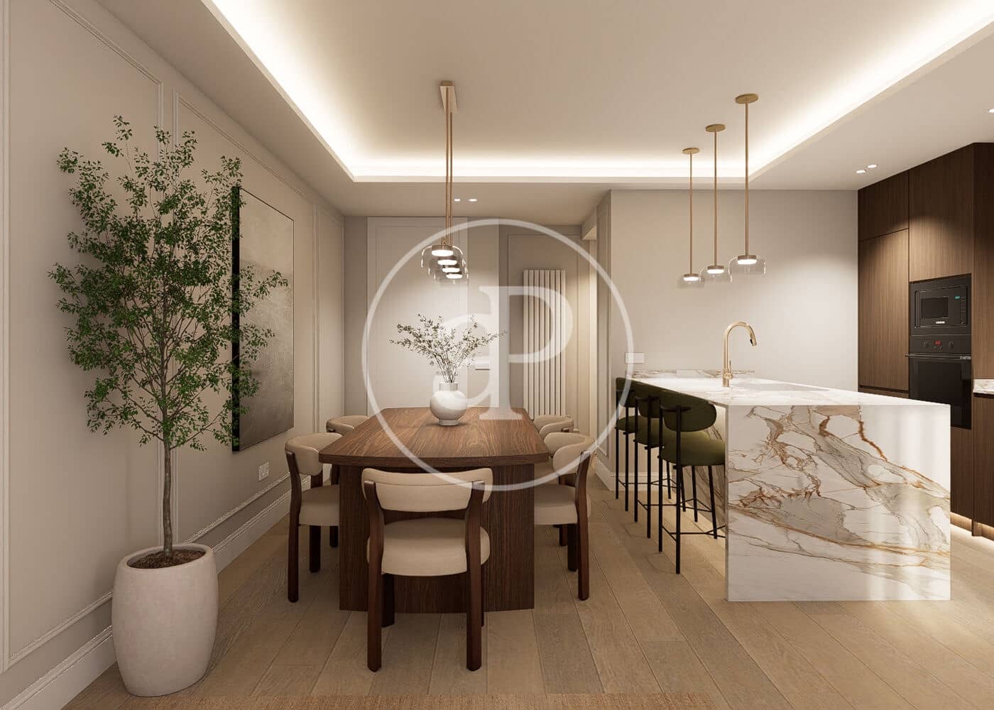 3 soveværelse Lejlighed til salg i Madrid by - € 1.775.000 (Ref: 9449197)