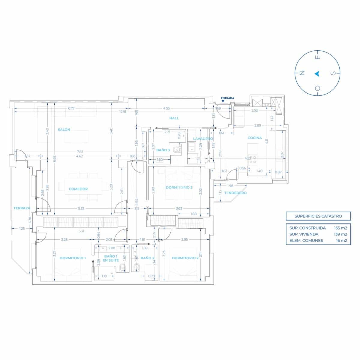 3 soverom Leilighet til salgs i Madrid by - € 1 400 000 (Ref: 9449198)