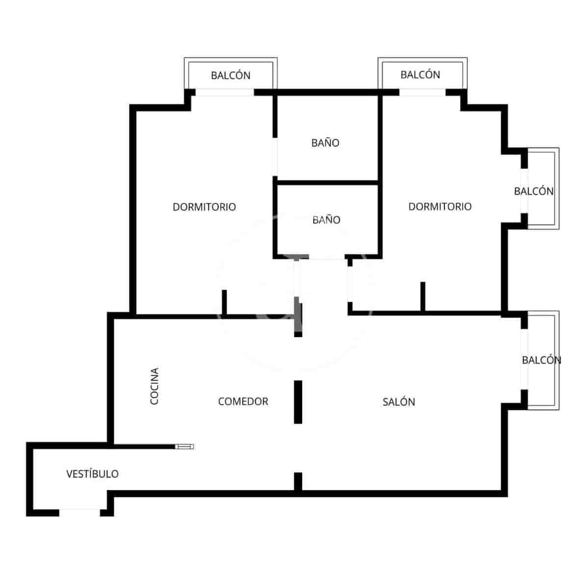 2 soverom Leilighet til salgs i Madrid by - € 950 000 (Ref: 9450892)