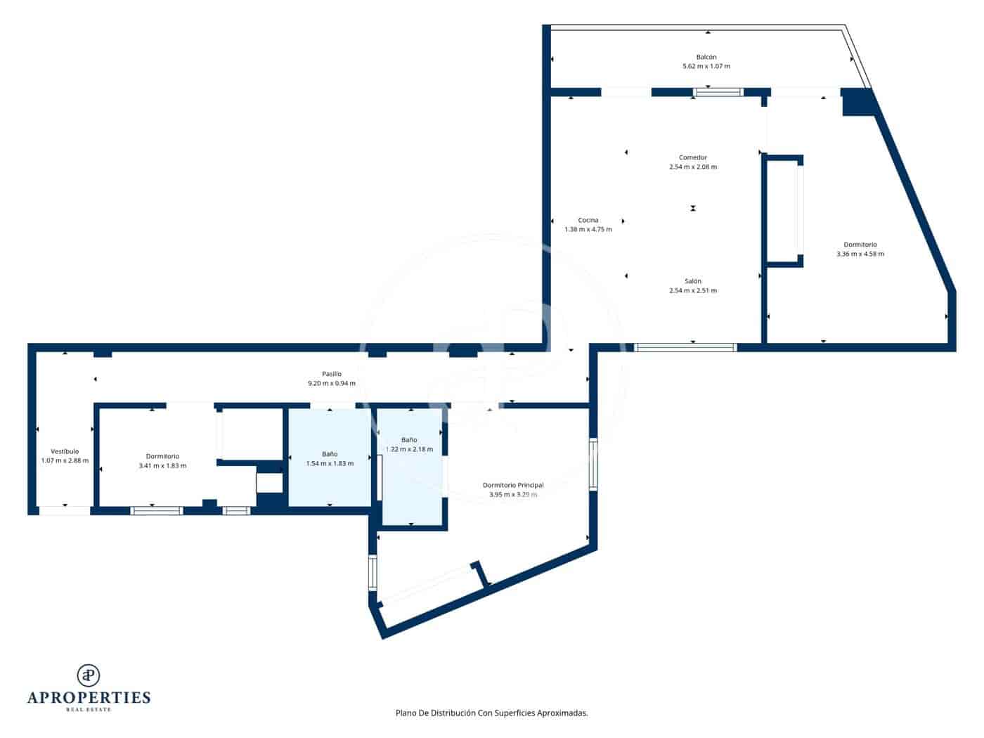 Appartement de 3 chambres à louer à Madrid ville - 2 195 € (Ref: 9450899)
