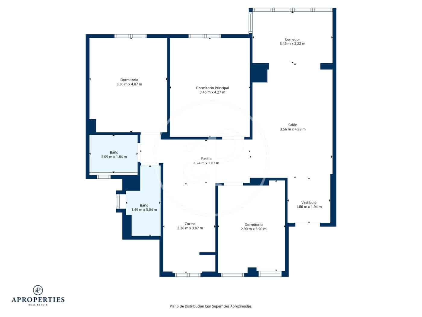 3 camera da letto Appartamento in vendita in Madrid citta - 1.245.000 € (Rif: 9456274)