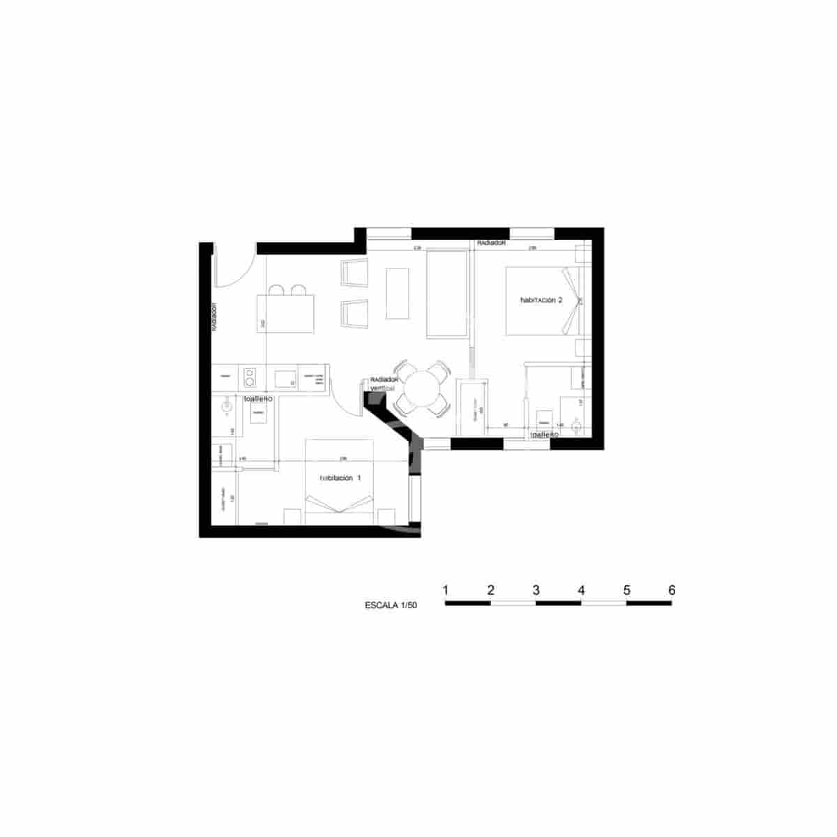 2 sovrum Lägenhet till salu i Madrid stad - 780 000 € (Ref: 9465770)