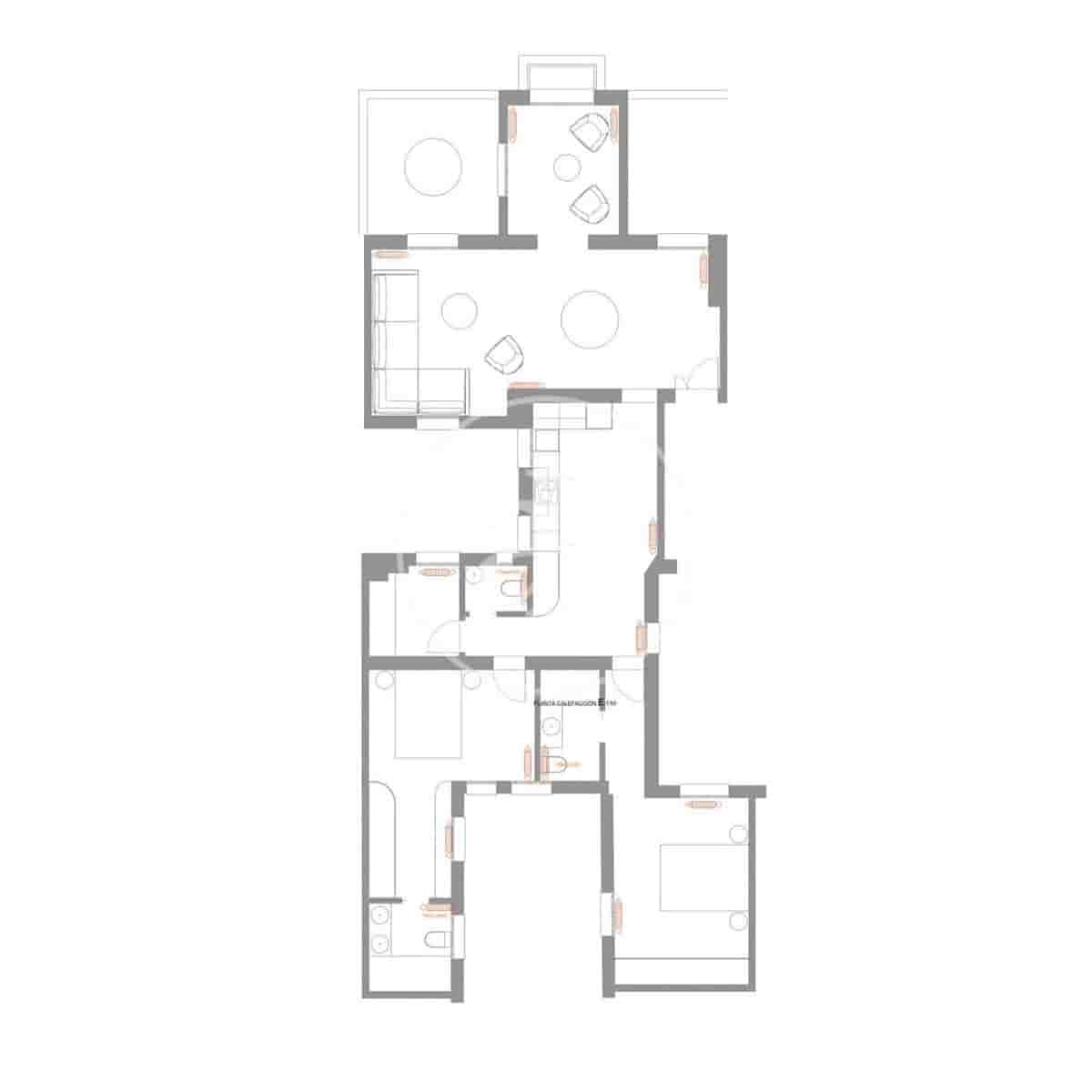 2 quarto Penthouse para venda em Madrid cidade - 2 100 000 € (Ref: 9468500)