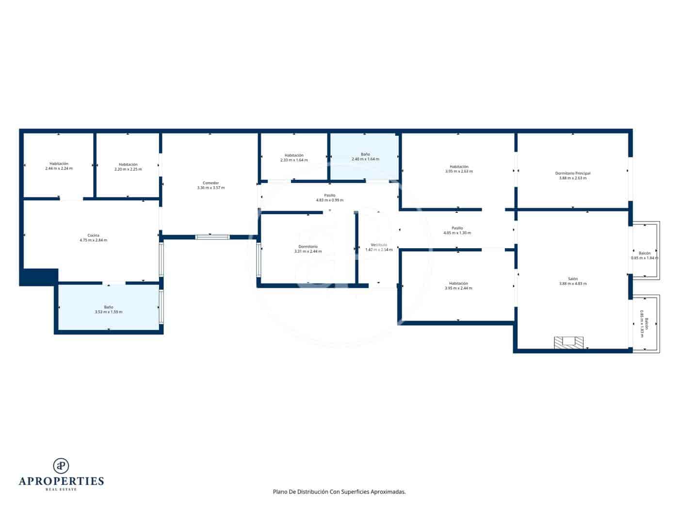 3 makuuhuone Huoneisto myytävänä paikassa Madrid kaupunki - 1 100 000 € (Ref: 9468503)