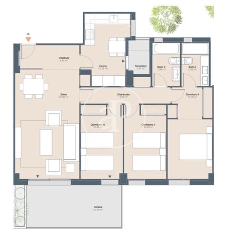 3 bedroom Apartment for sale in Las Rozas de Madrid with pool - € 775,000 (Ref: 9476112)