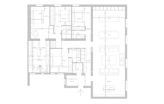 4 sovrum Lägenhet till salu i Jerónimos, Madrid stad - 2 450 000 € (Ref: 9482046)