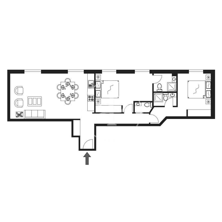 2 bedroom Apartment for sale in Madrid city - € 1,295,999 (Ref: 9494654)