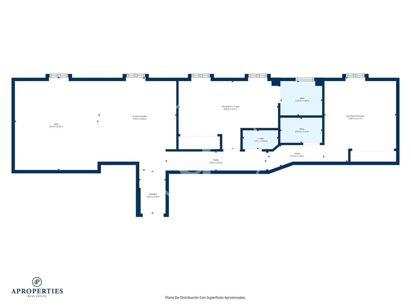 2 soverom Leilighet til salgs i Madrid by - € 1 240 000 (Ref: 9494654)