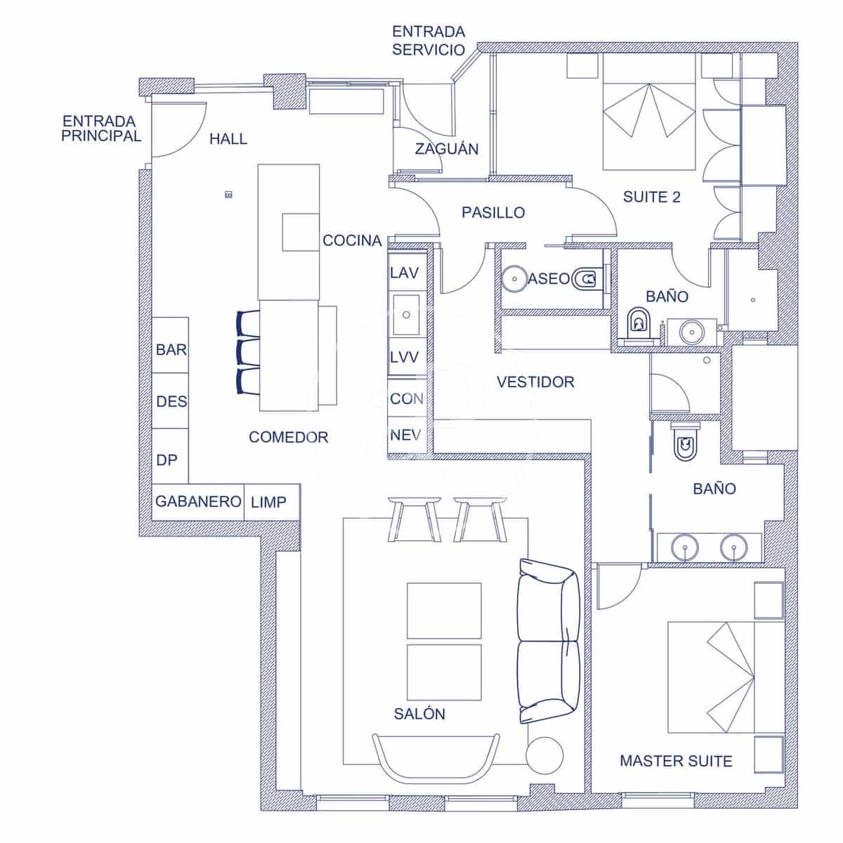 2 camera da letto Appartamento in vendita in Madrid citta - 1.175.000 € (Rif: 9504304)