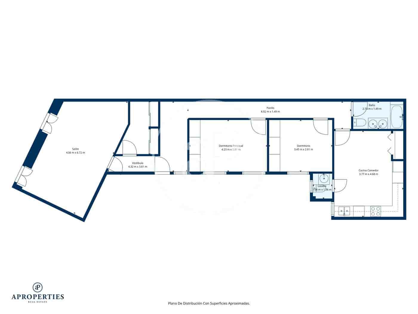 2 camera da letto Appartamento in vendita in Madrid citta - 1.250.000 € (Rif: 9508883)