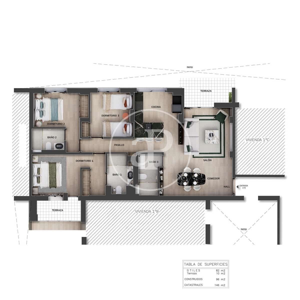 3 soverom Leilighet til salgs i Madrid by - € 1 919 000 (Ref: 9508889)