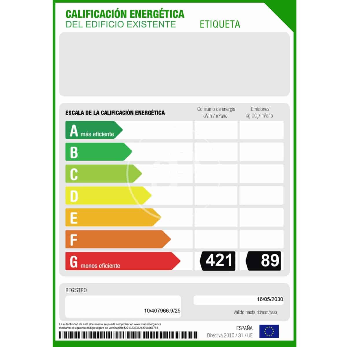 2 sovrum Lägenhet till salu i Madrid stad - 849 000 € (Ref: 9508890)
