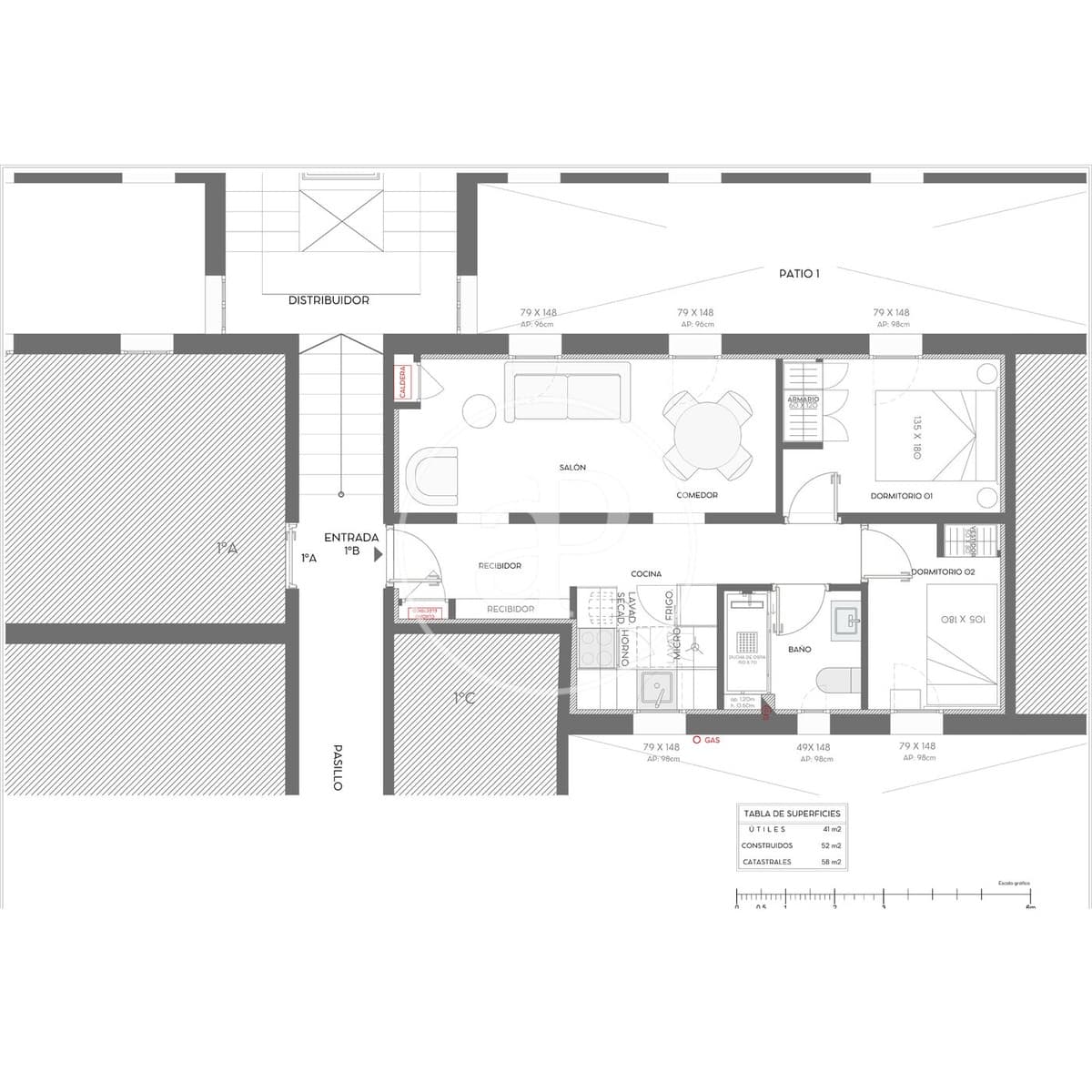 2 sovrum Lägenhet till salu i Madrid stad - 849 000 € (Ref: 9508890)
