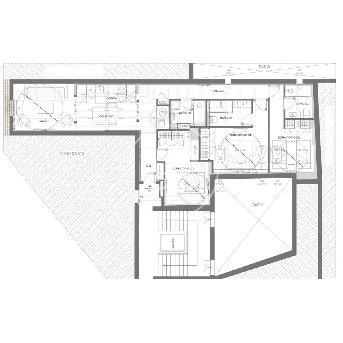 3 bedroom Apartment for sale in Madrid city - € 1,629,000 (Ref: 9525641)