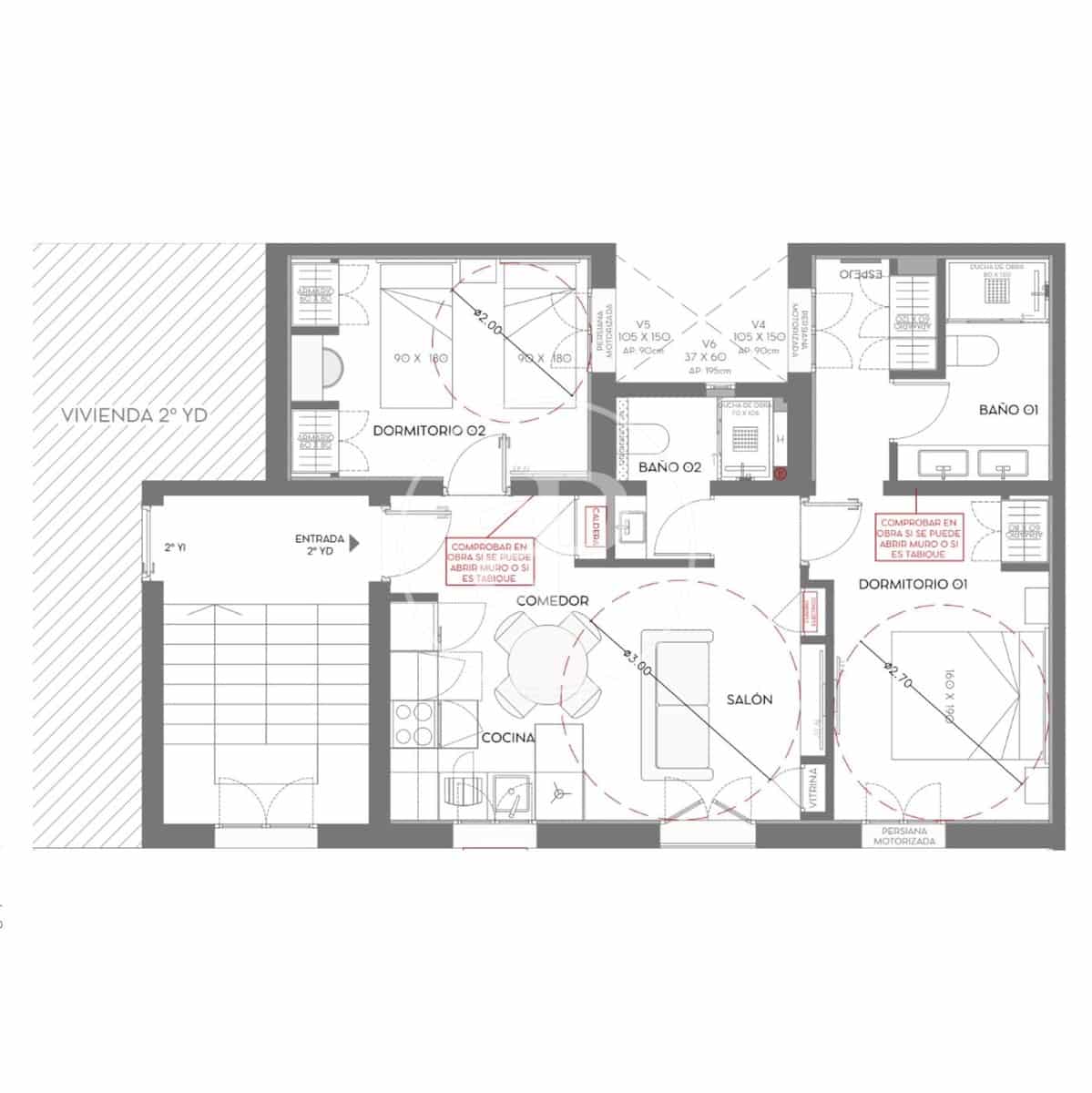 2 sovrum Lägenhet till salu i Madrid stad - 1 019 000 € (Ref: 9525661)