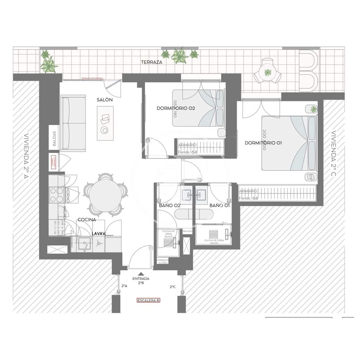 2 sypialnia Apartament na sprzedaż w Miasto Madryt - 1 469 000 € (Ref: 9525662)