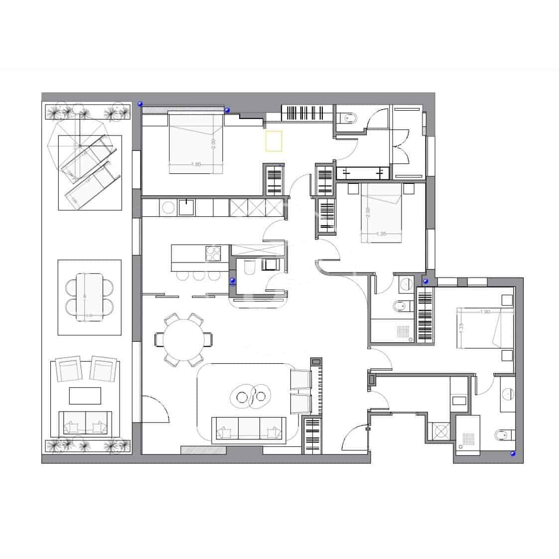 3 soverom Penthouse til salgs i Madrid by - € 3 100 000 (Ref: 9525663)