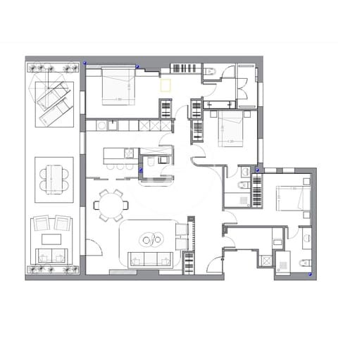 3 soverom Penthouse til salgs i Castellana, Madrid by - € 3 100 000 (Ref: 9525663)