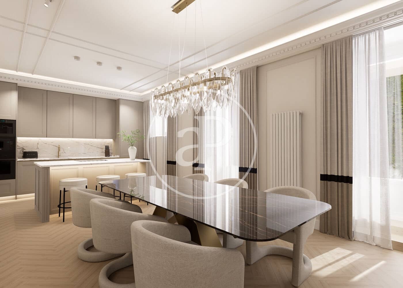 3 camera da letto Appartamento in vendita in Madrid citta - 3.289.000 € (Rif: 9525664)