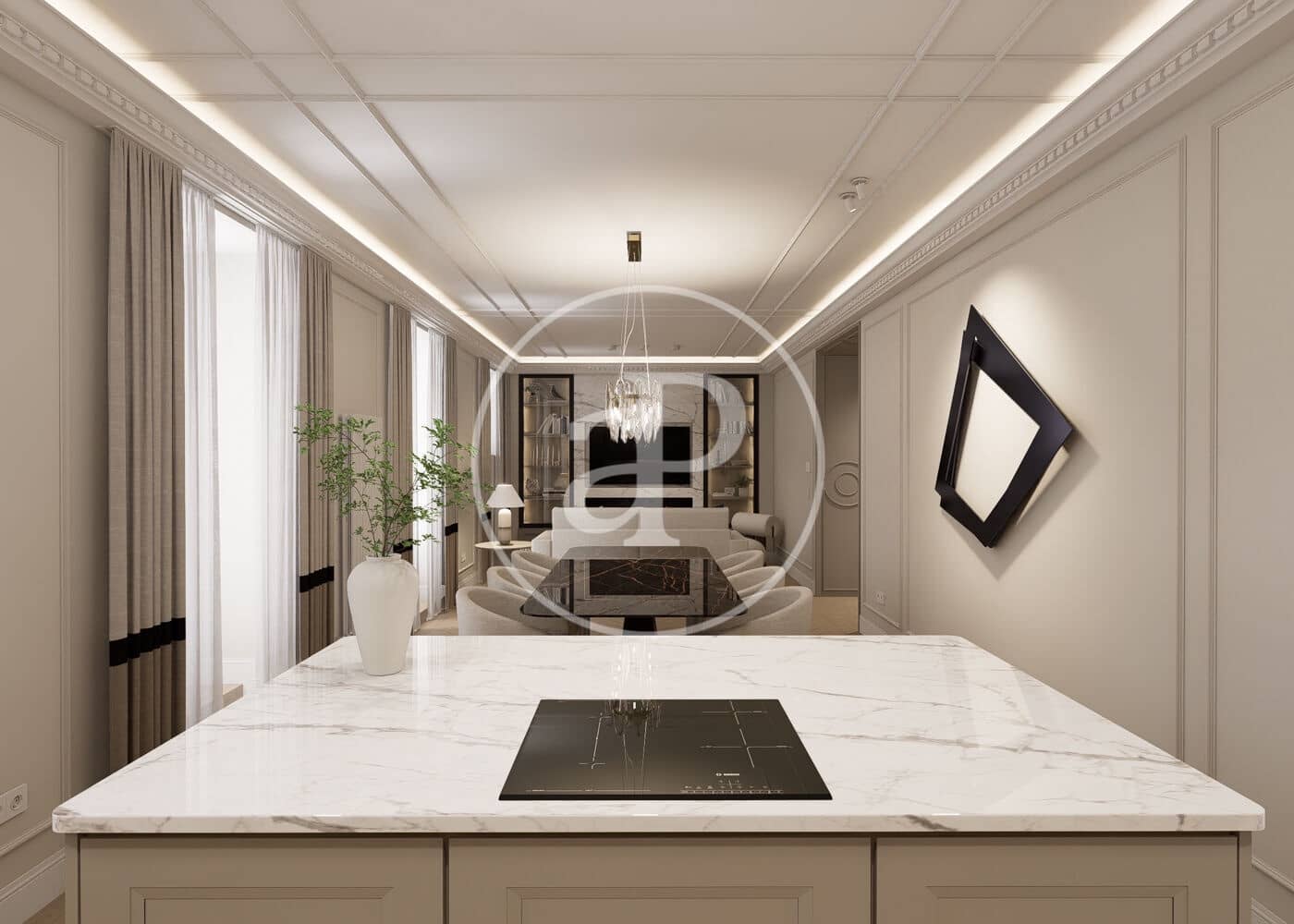 3 camera da letto Appartamento in vendita in Madrid citta - 3.289.000 € (Rif: 9525664)