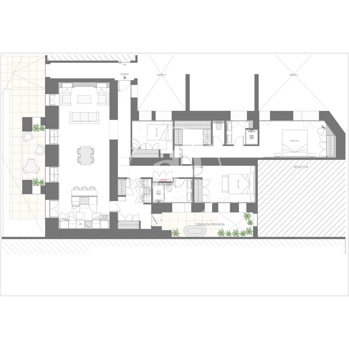 3 camera da letto Appartamento in vendita in Madrid citta - 3.289.000 € (Rif: 9525664)