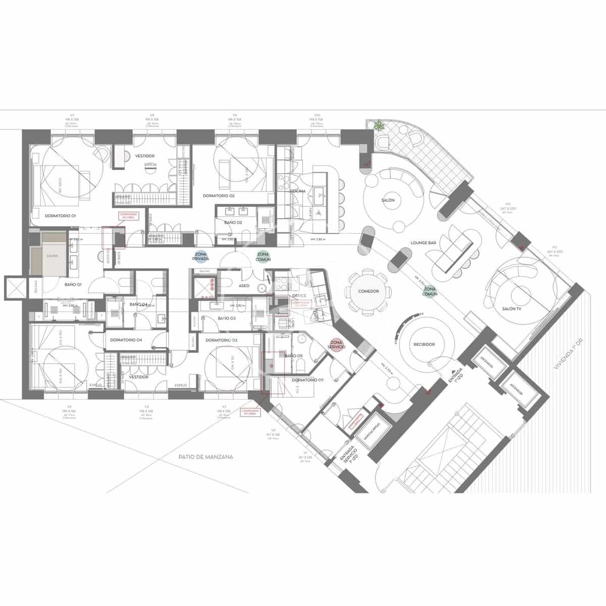 5 bedroom Apartment for sale in Madrid city - € 3,139,000 (Ref: 9525665)