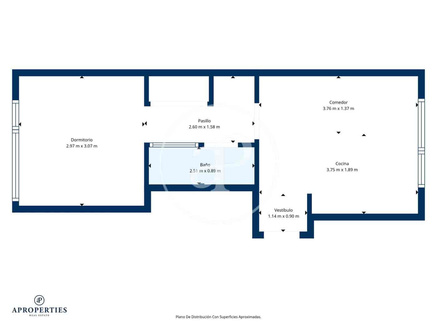 1 Zimmer Apartment zu vermieten in Madrid Stadt - 1.200 € (Ref: 9533744)