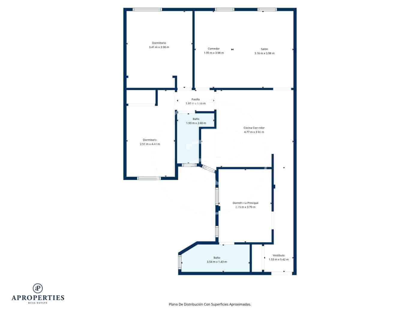 Apartamento de 3 habitaciones en Madrid ciudad en venta - 1.100.000 € (Ref: 9535945)