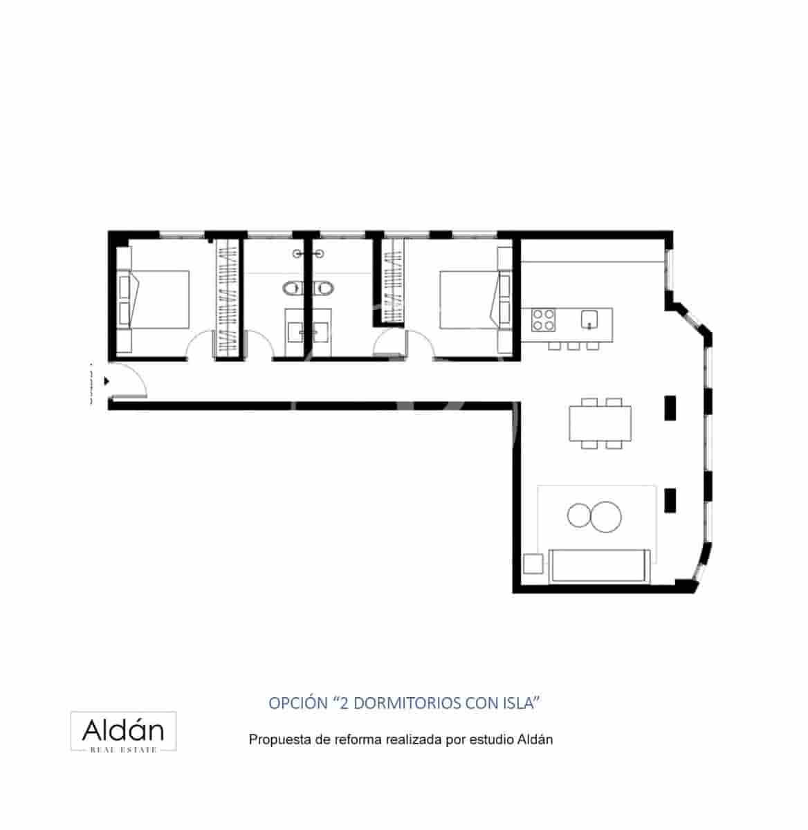 2 sypialnia Apartament na sprzedaż w Miasto Madryt - 1 050 000 € (Ref: 9535950)