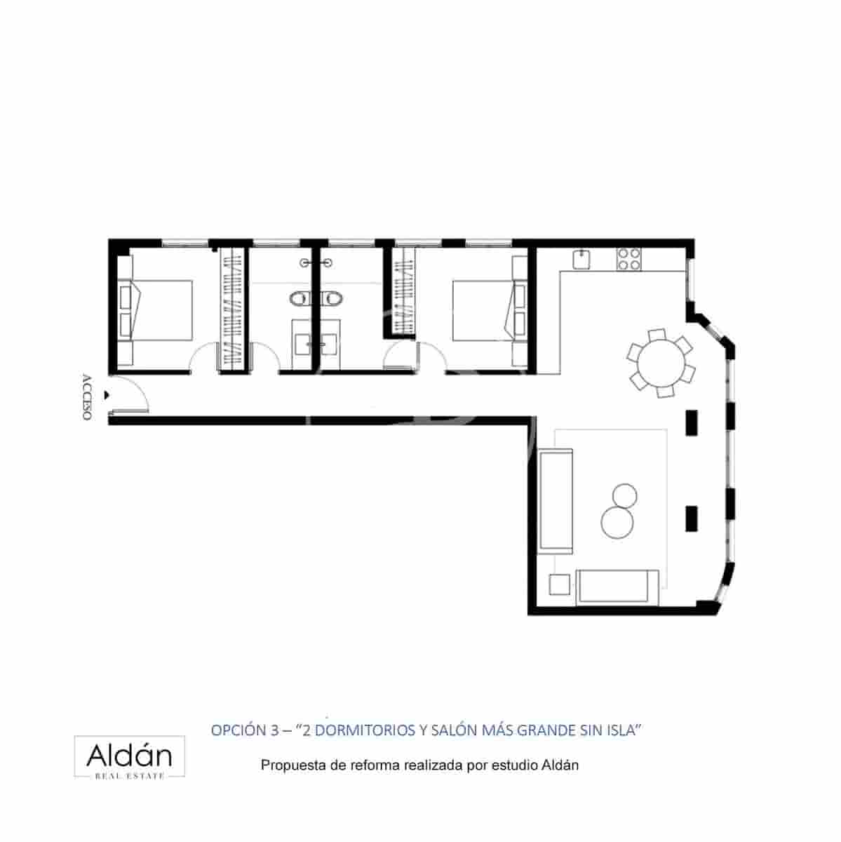 2 sypialnia Apartament na sprzedaż w Miasto Madryt - 1 050 000 € (Ref: 9535950)