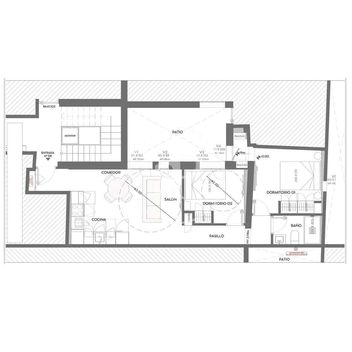 2 quarto Apartamento para venda em Madrid cidade - 629 000 € (Ref: 9535952)