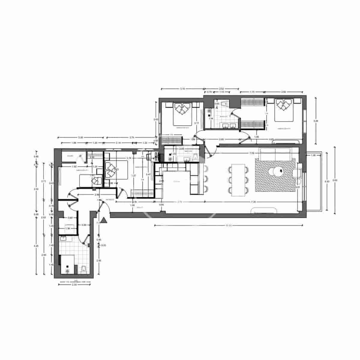 4 chambre Appartement à vendre à Madrid ville - 1 800 000 € (Ref: 9541110)