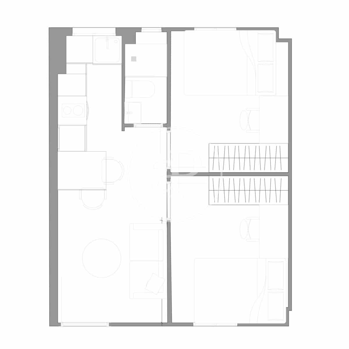 2 Zimmer Apartment zu verkaufen in Madrid Stadt - 550.000 € (Ref: 9548207)