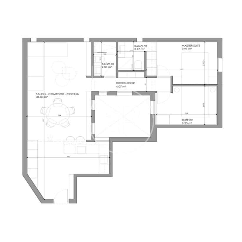 2 camera da letto Appartamento in vendita in Madrid citta - 1.170.000 € (Rif: 9548213)