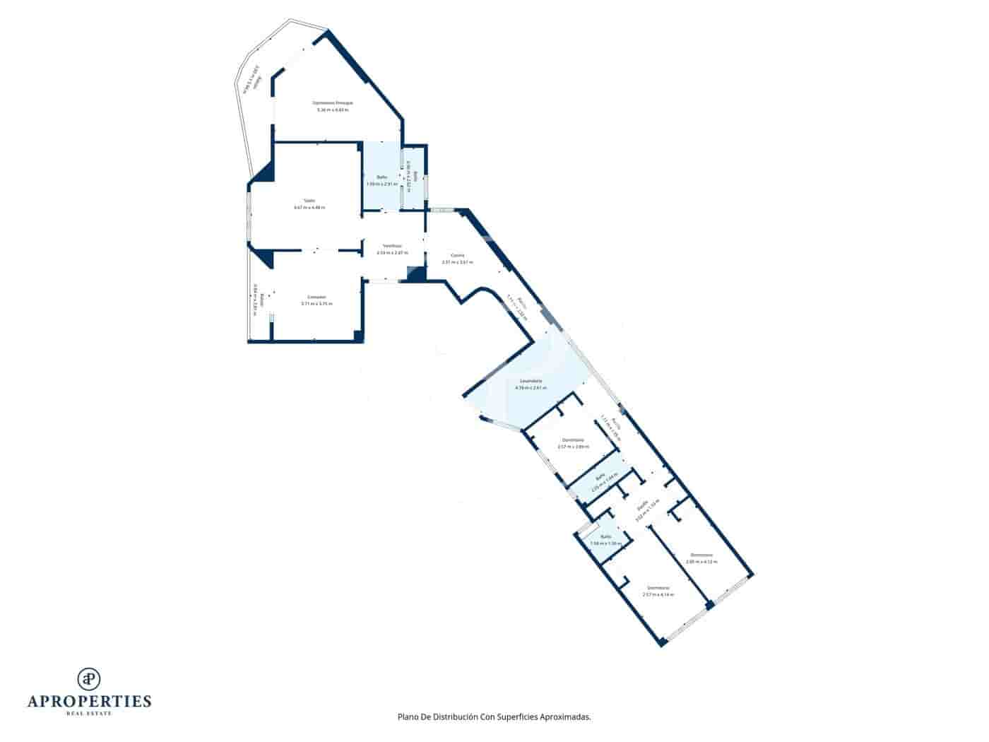 3 quarto Apartamento para venda em Madrid cidade - 2 200 000 € (Ref: 9548215)