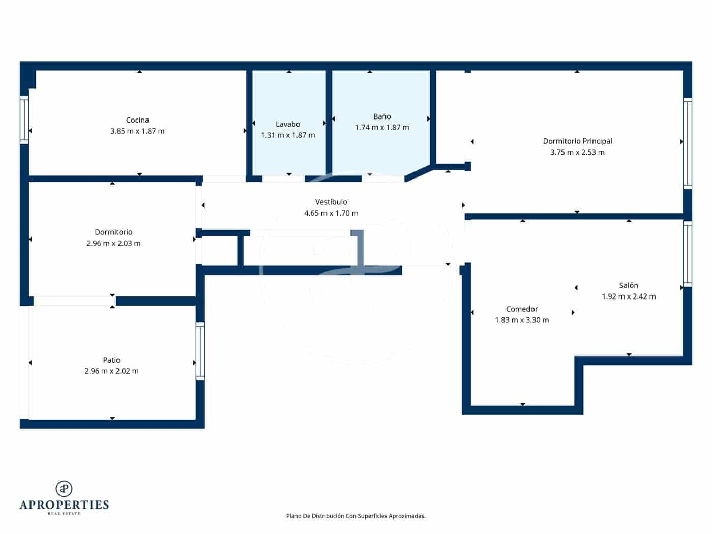 2 soveværelse Lejlighed til salg i Madrid by - € 357.000 (Ref: 9568681)