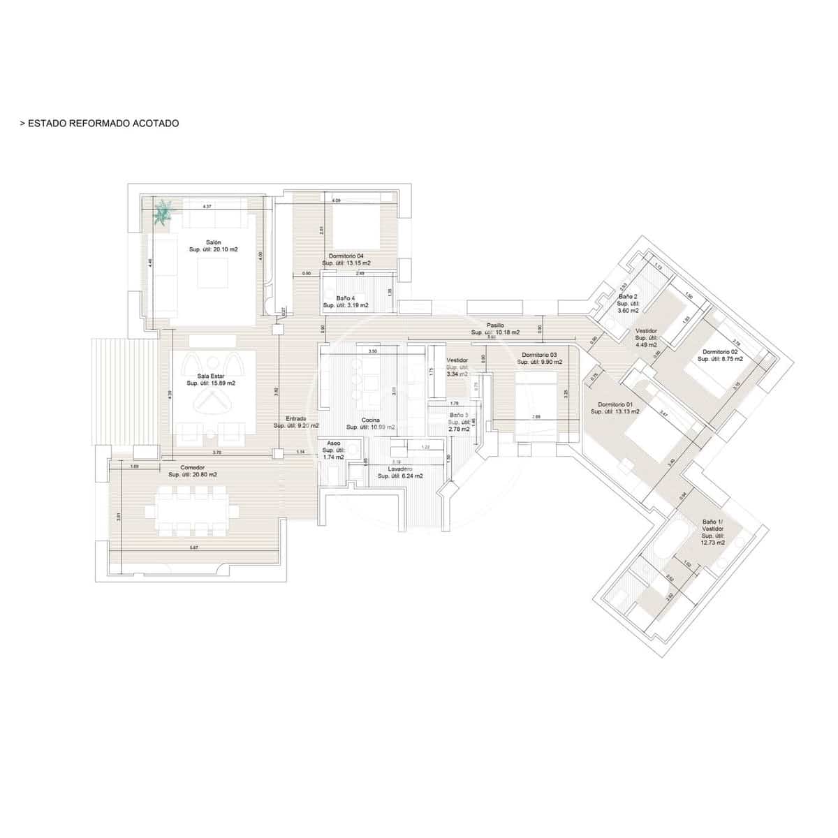 4 bedroom Apartment for sale in Madrid city - € 2,695,000 (Ref: 9568682)