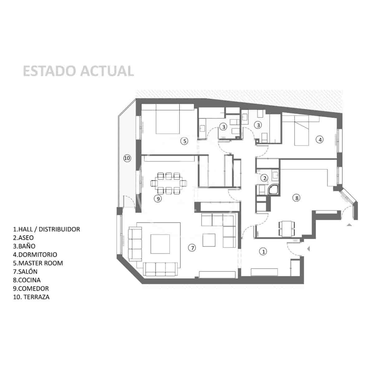 3 bedroom Apartment for rent in Madrid city - € 6,300 (Ref: 9582951)