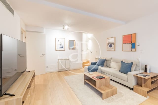 2 slaapkamer Penthouse te huur in Vallehermoso, Madrid stad met zwembad - € 3.800 (Ref: 9586518)