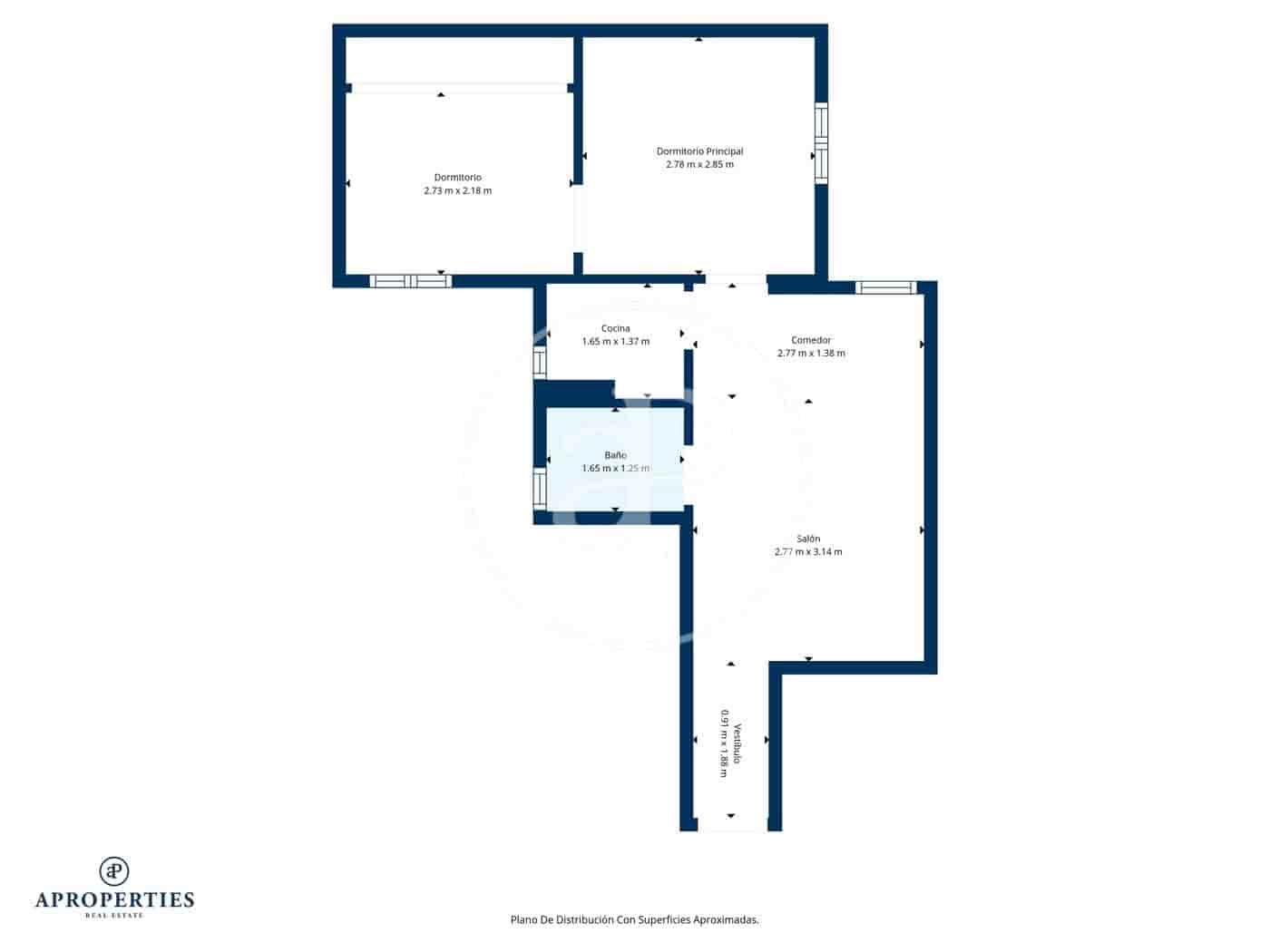 2 makuuhuone Huoneisto myytävänä paikassa Madrid kaupunki - 595 000 € (Ref: 9596139)